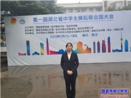 参加第一届湖北省中学生模联大会感想（三）——与积极者同道，和模联人并行